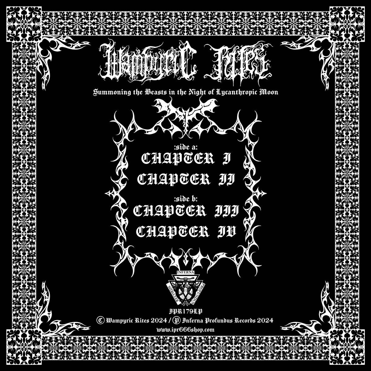 WAMPYRIC RITES - Summoning the Beasts in the Night of Lycanthropic Moon LP