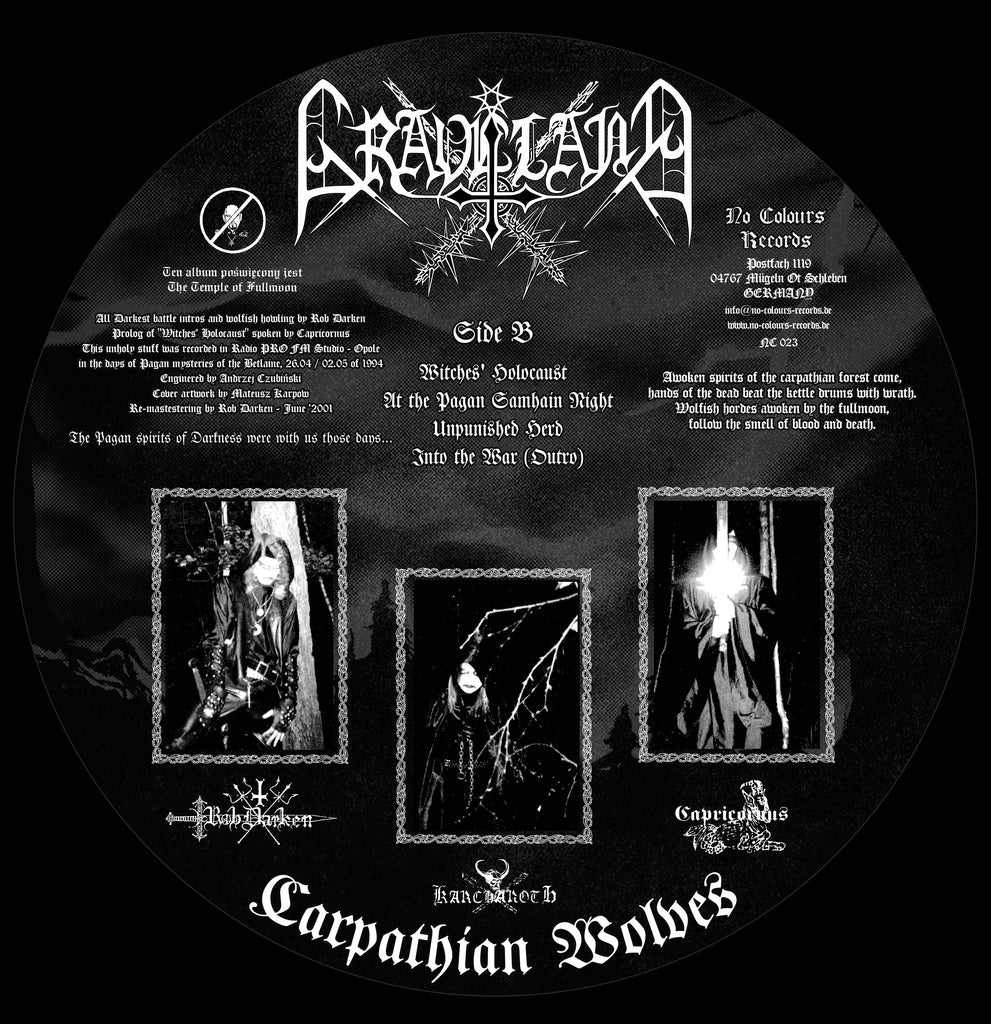 GRAVELAND - Carpathian Wolves PICTURE DISC LP