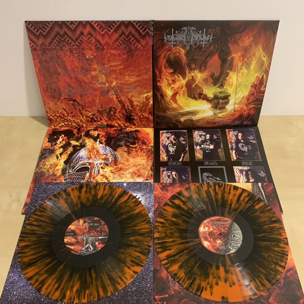 NOKTURNAL MORTUM - The Voice Of Steel 2LP (SPLATTER)