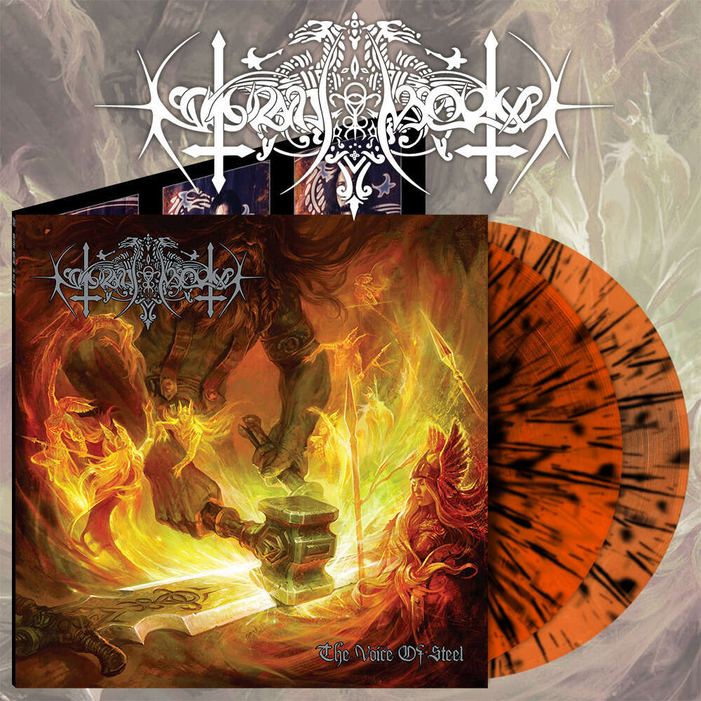 NOKTURNAL MORTUM - The Voice Of Steel 2LP (SPLATTER)