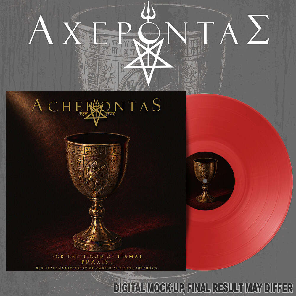 ACHERONTAS - For the Blood of Tiamat - Praxis I - XXX Years Anniversary of Magick and Metamorphosis LP (RED) (PREORDER)