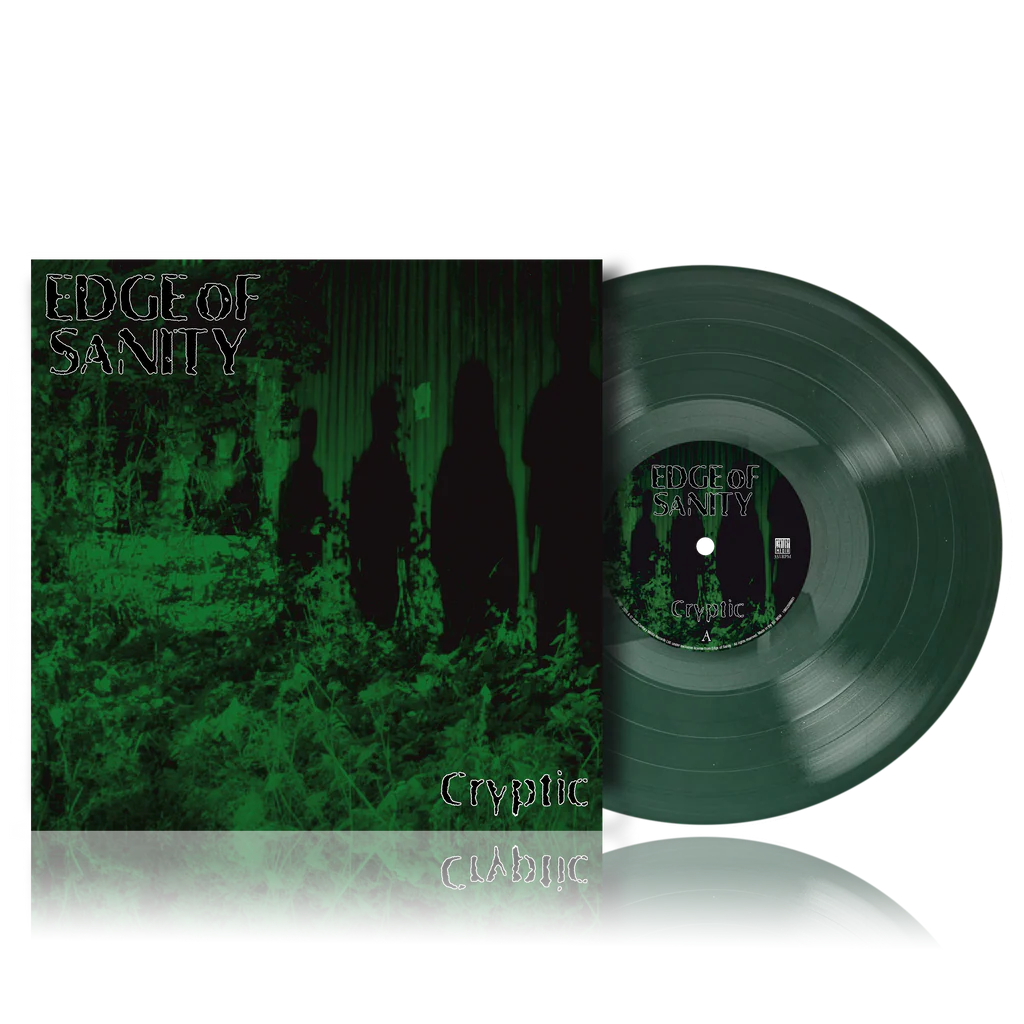 EDGE OF SANITY - Cryptic LP (GREEN)