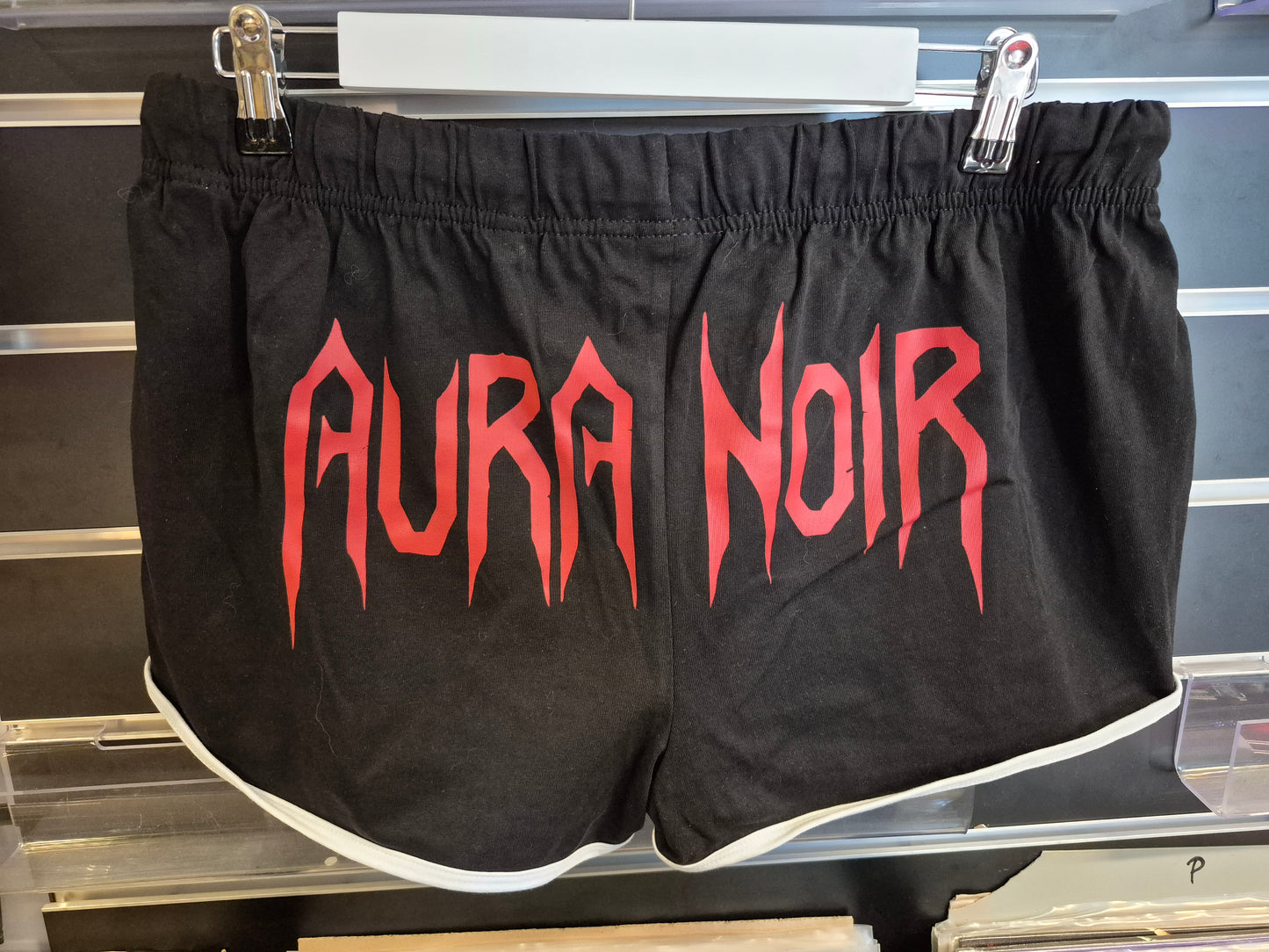 AURA NOIR - Black Thrash Attack SHORTS BLACK