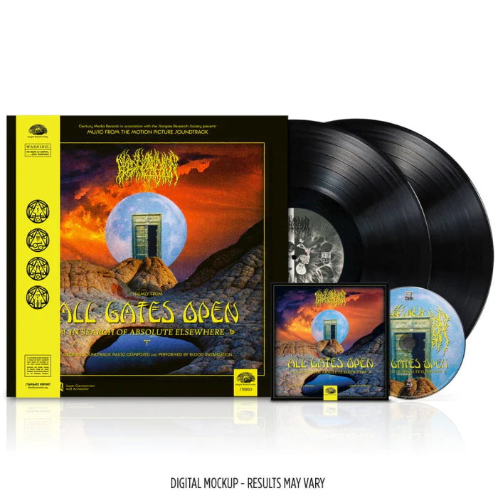 BLOOD INCANTATION - All Gates Open (Original Motion Picture Soundtrack) 2LP/BLU-RAY (PREORDER)