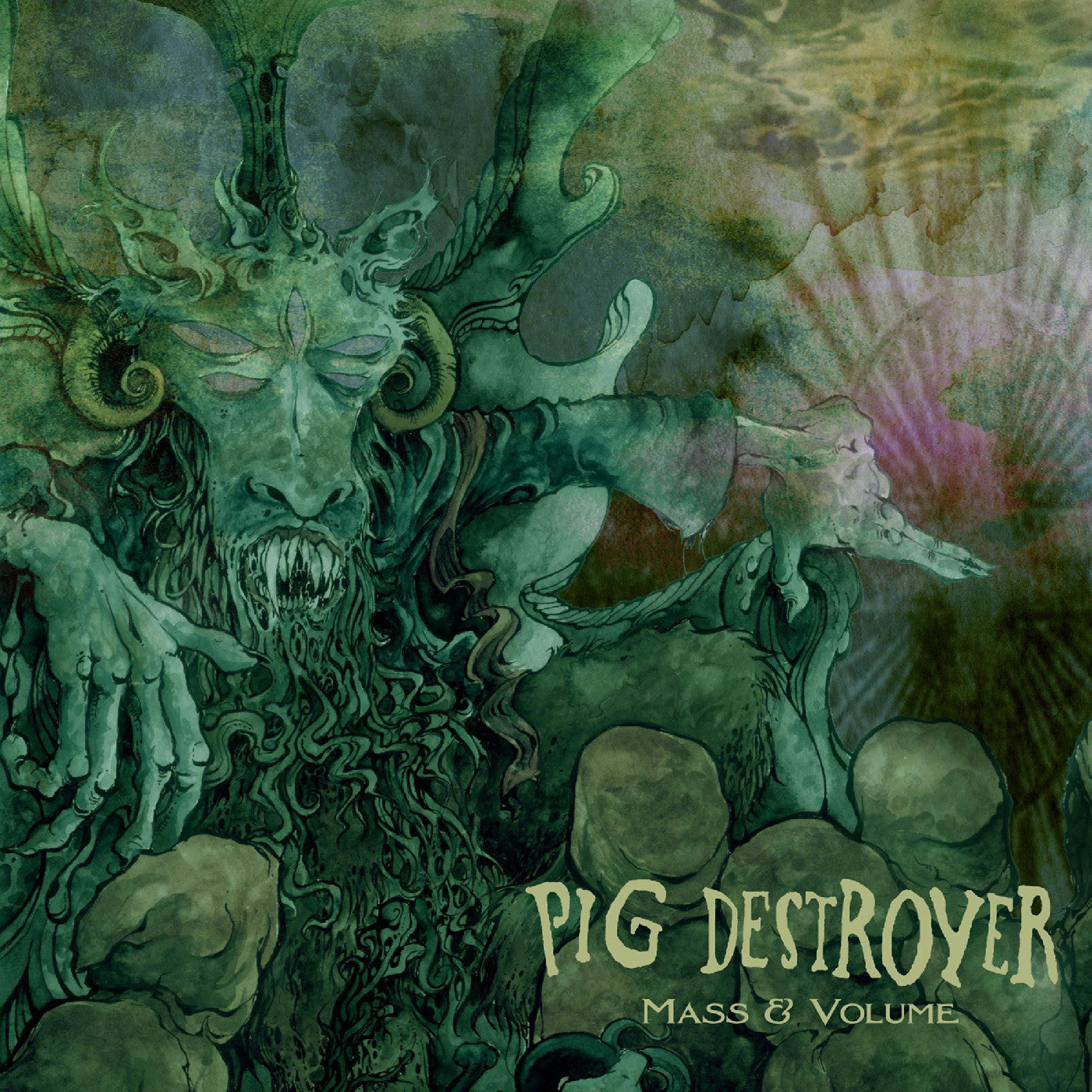 PIG DESTROYER - Mass & Volume LP (MARBLE)