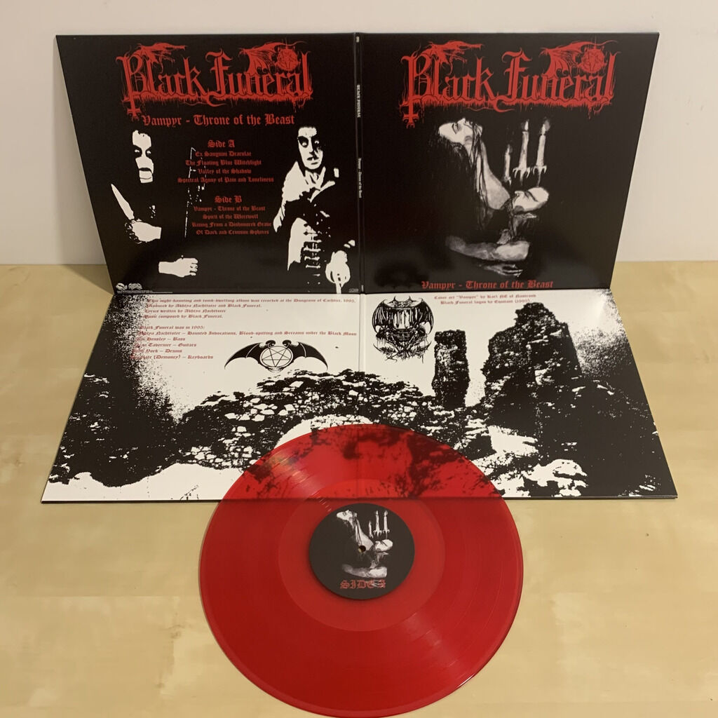 BLACK FUNERAL - Vampyr - Throne of the Beast LP (RED)