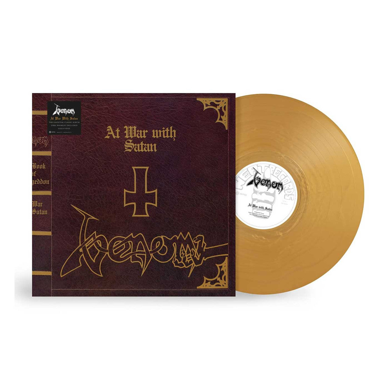VENOM - At War With Satan LP (GOLD) (PREORDER)