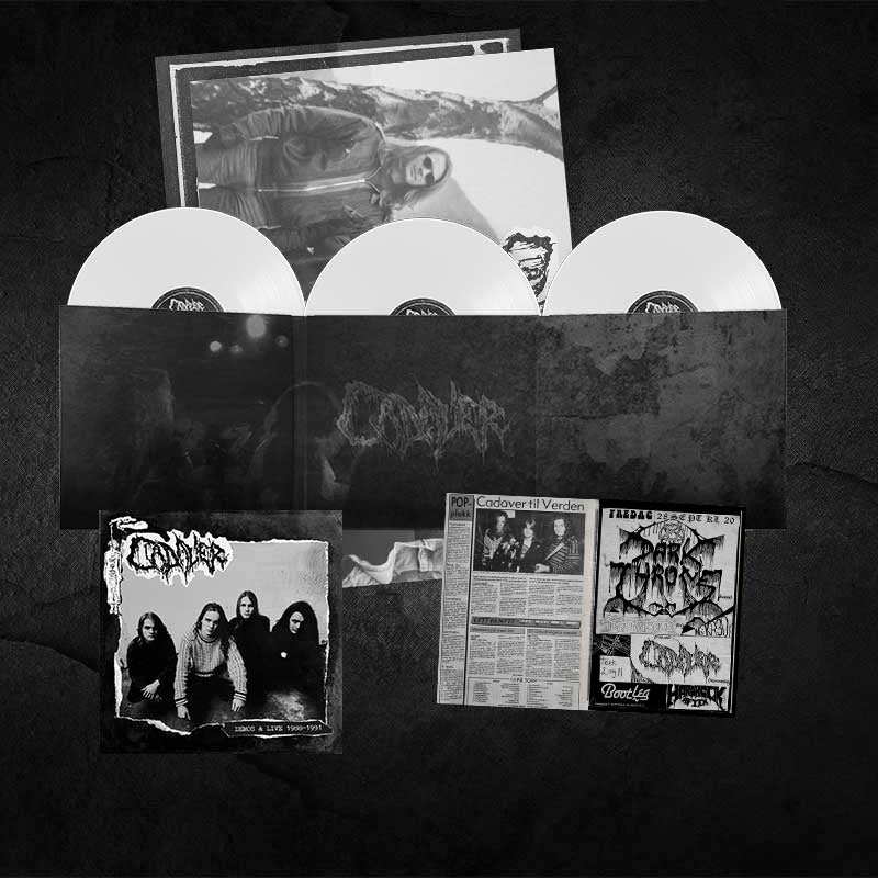 CADAVER - Demos & Live 1988-1991 3LP (WHITE) (PREORDER)