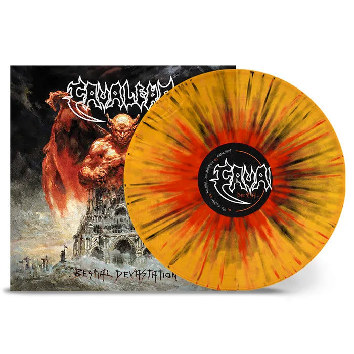 CAVALERA - Bestial Devastation LP (ORANGE/RED/BLACK SPLATTER)