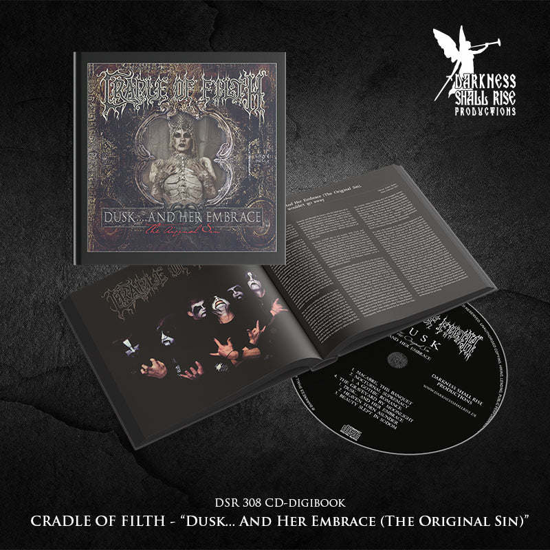 CRADLE OF FILTH – Dusk And Her Embrace (The Original Sin) Hardcover Digibook CD (PREORDER)