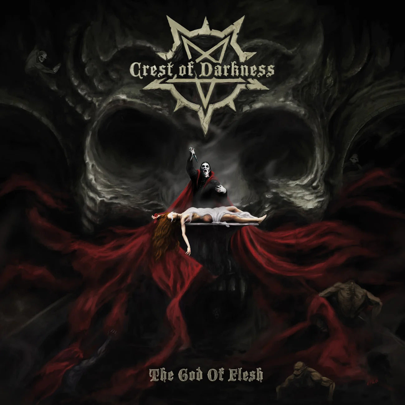 CREST OF DARKNESS - The God Of Flesh CD