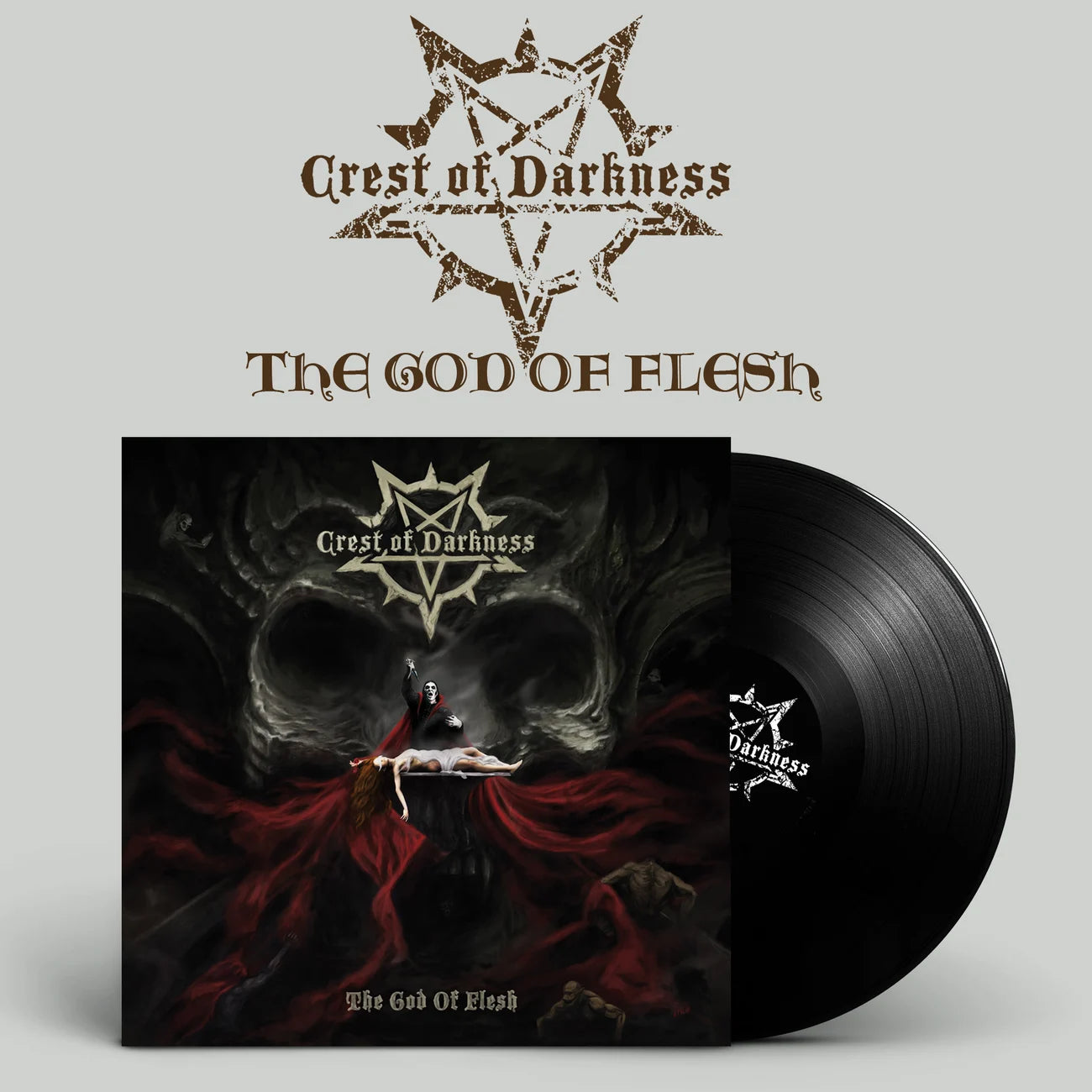 CREST OF DARKNESS - The God Of Flesh LP