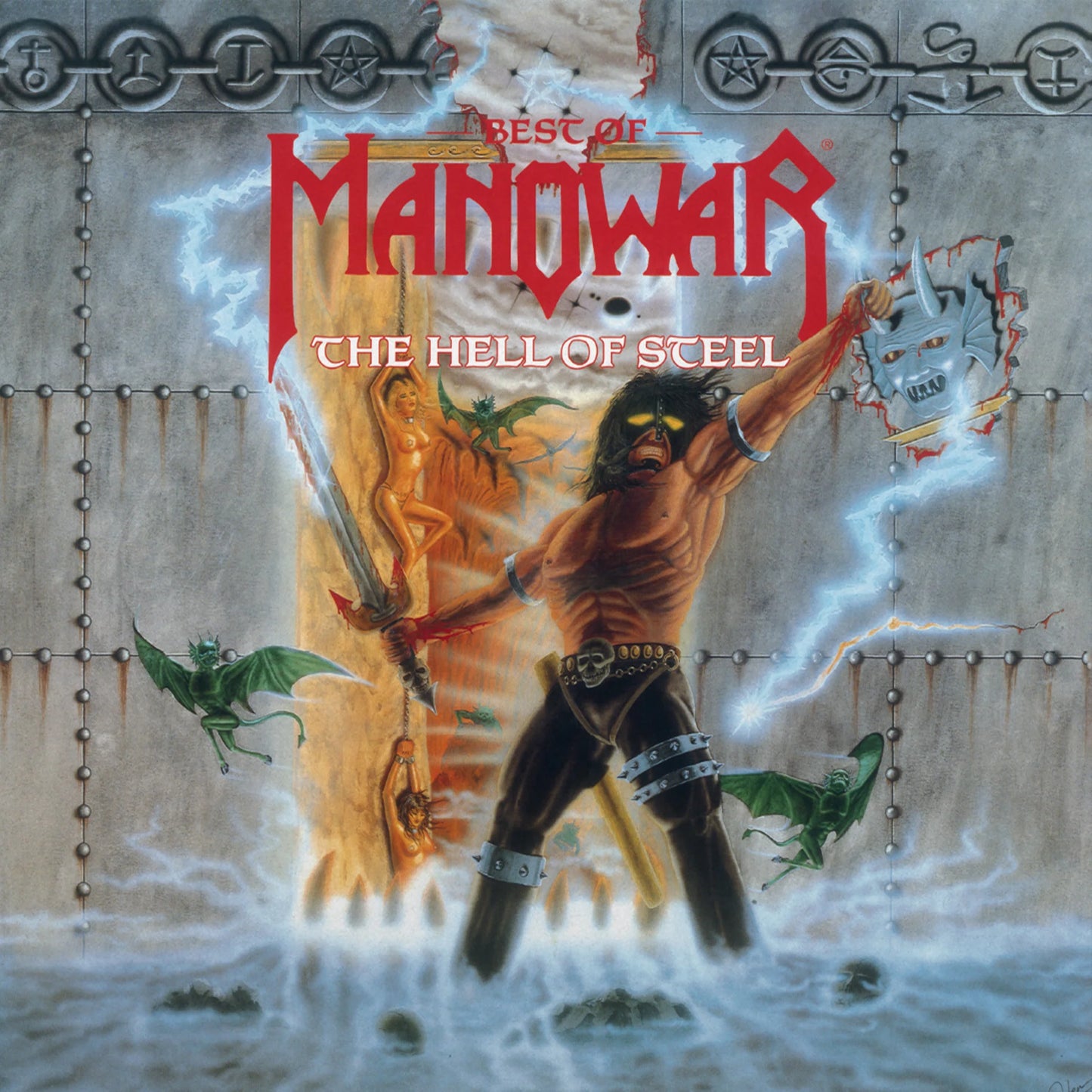MANOWAR - Hell Of Steel - The Best Of Manowar 2LP (SILVER) (PREORDER)