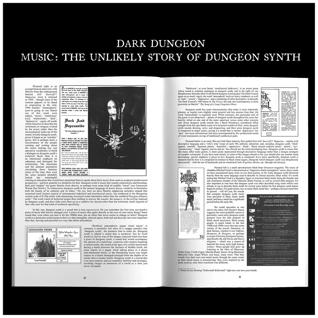 DARK DUNGEON MUSIC: The unlikely story of Dungeon Synth hardback BOOK