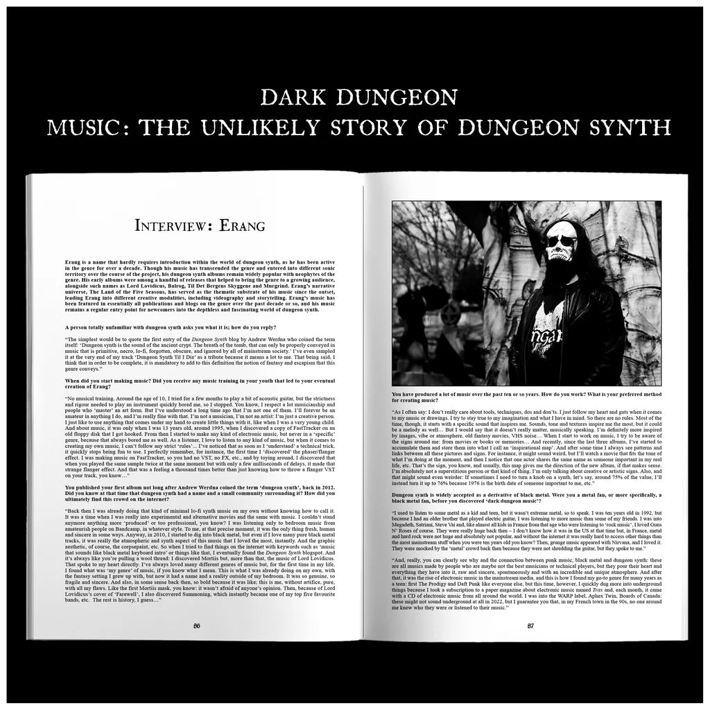 DARK DUNGEON MUSIC: The unlikely story of Dungeon Synth hardback BOOK