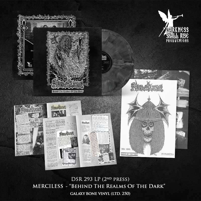 MERCILESS – Behind The Realms Of The Dark LP (GALAXY) (PREORDER)