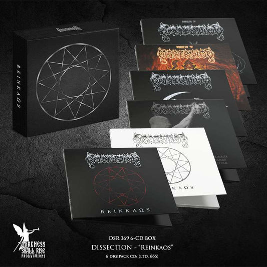 DISSECTION – Reinkaos 20th anniversary 6 CD DIGIPAK BOX (PREORDER)