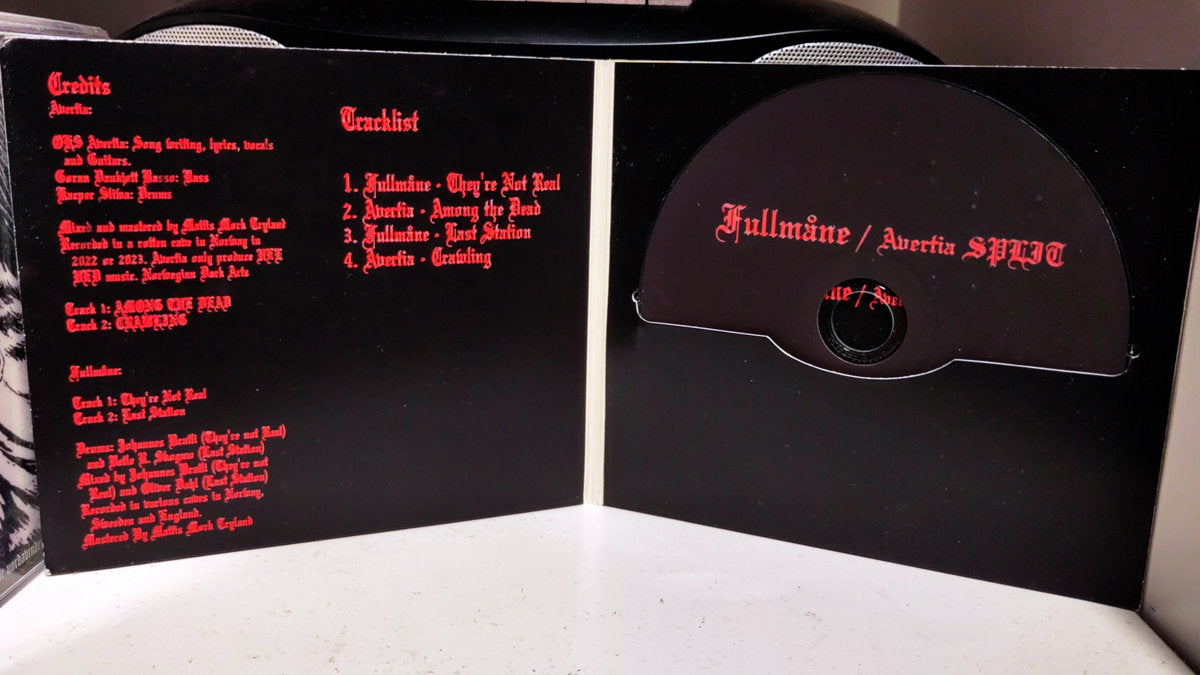 FULLMÅNE/ AVERTIA - Split CD