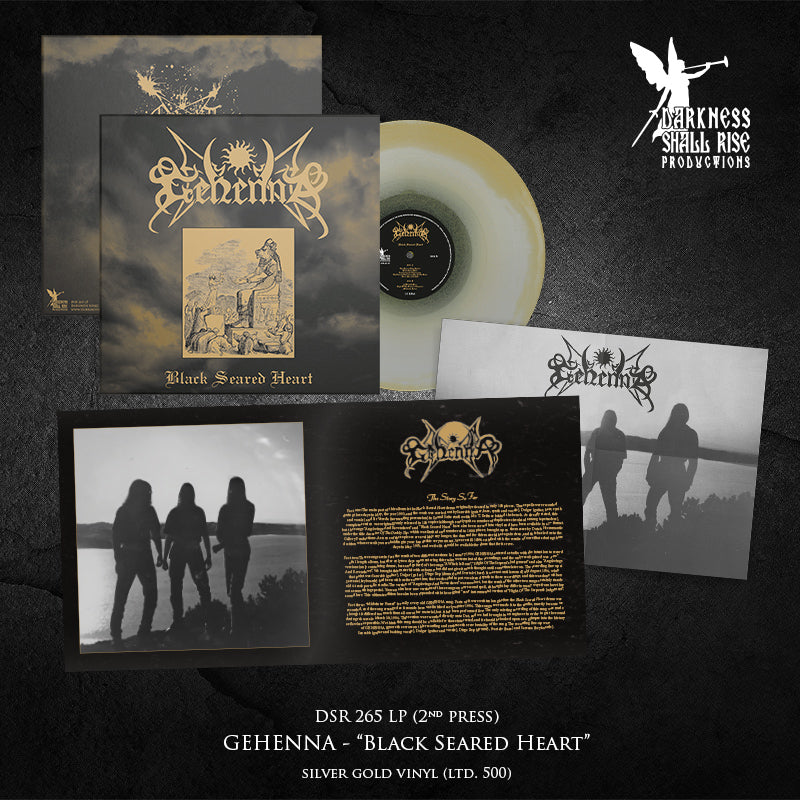 GEHENNA - Black Seared Heart LP (SILVER/GOLD)