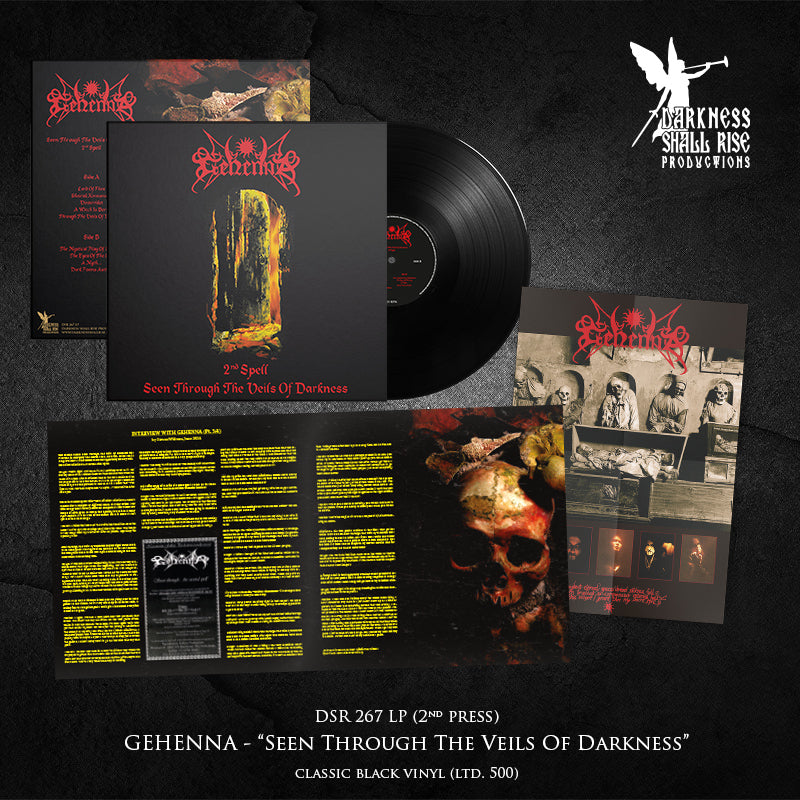 GEHENNA - Seen Through The Veils Of Darkness (The Second Spell) LP