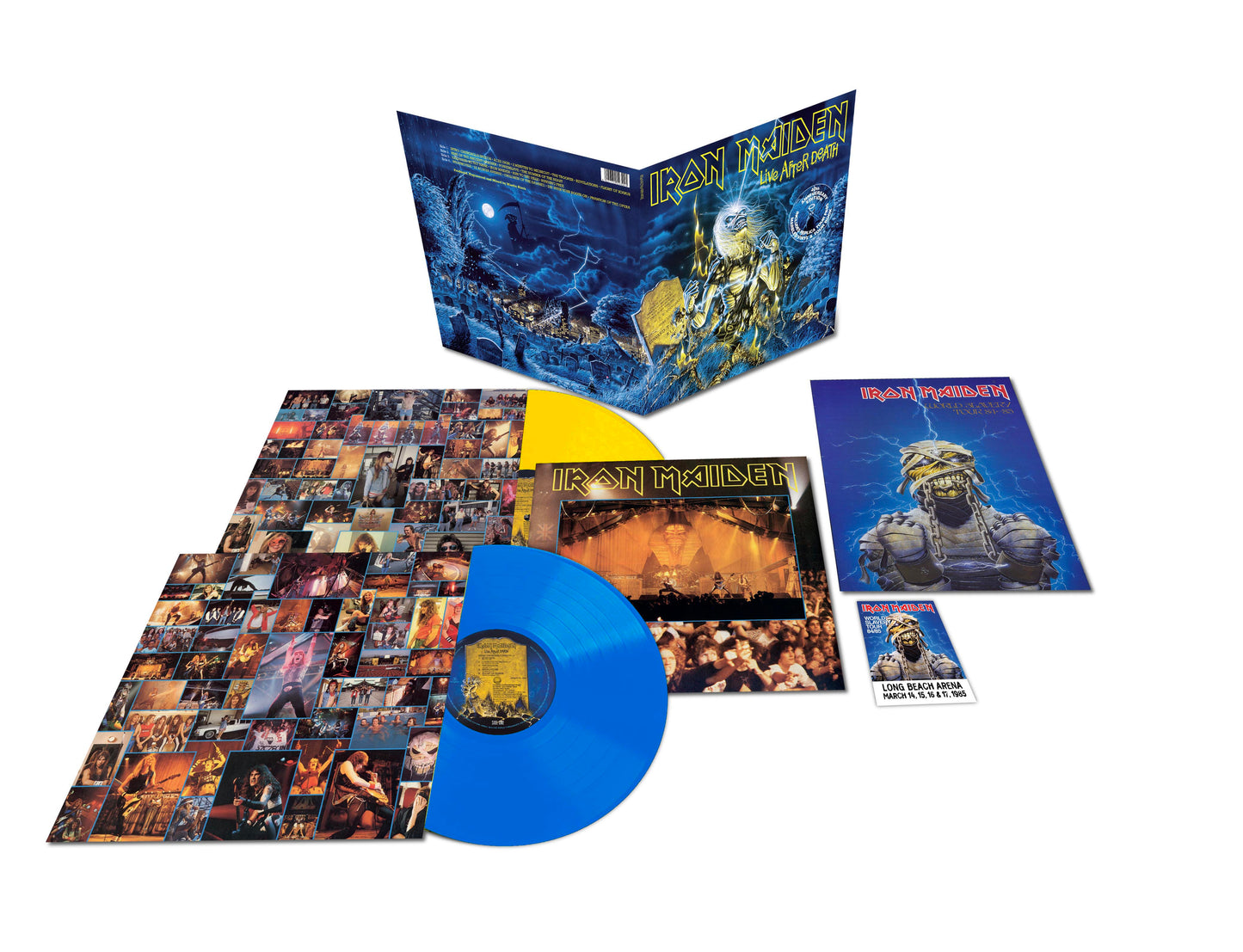 IRON MAIDEN - Live After Death 40th Anniversary 2LP (BLUE/YELLOW) (PREORDER)