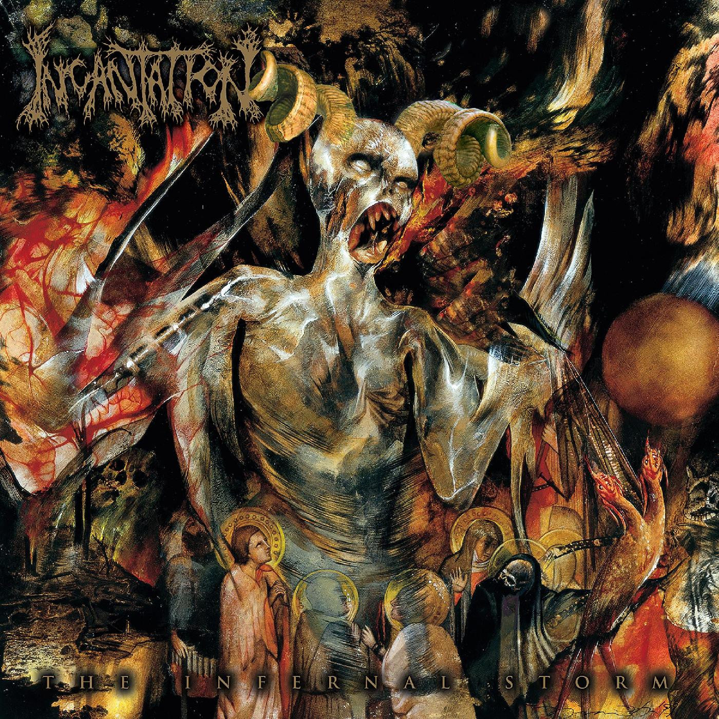 INCANTATION - The Infernal Storm LP (SPLATTER)