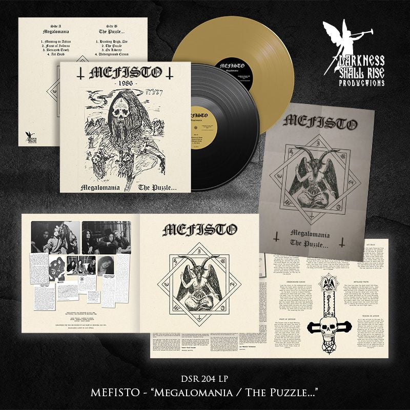 MEFISTO – Megalomania / The Puzzle LP (GOLD)