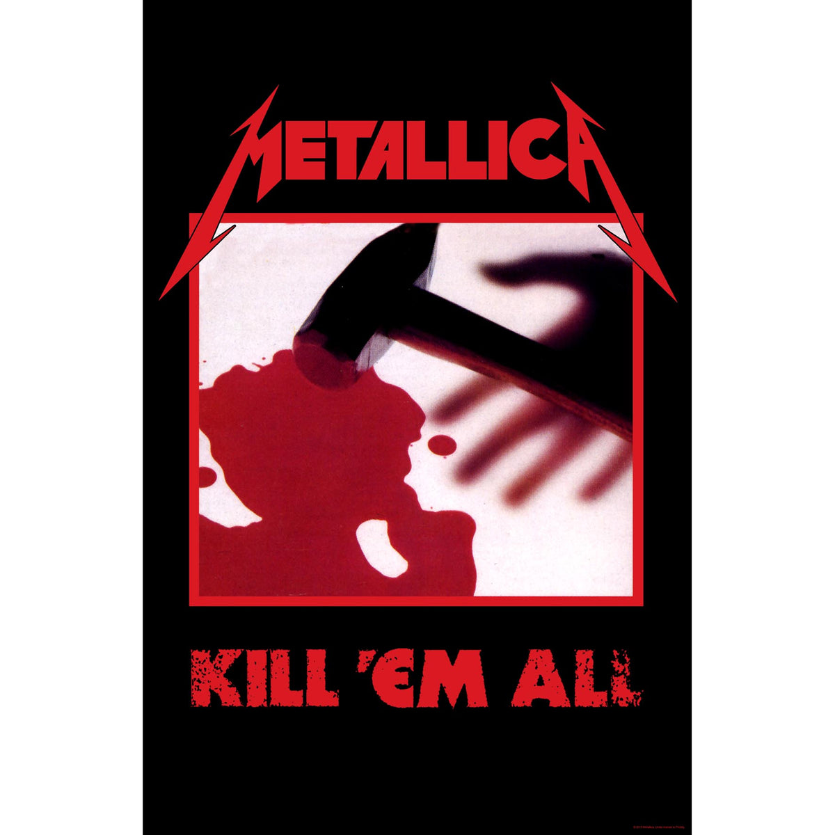 METALLICA - Kill Em All TEXTILE POSTER