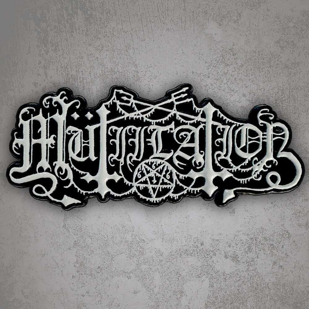 MUTIILATION - White Logo PIN