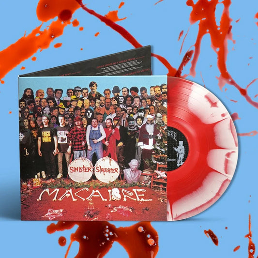 MACABRE - Sinister Slaughted LP (RED/ WHITE SPLATTER) (PREORDER)