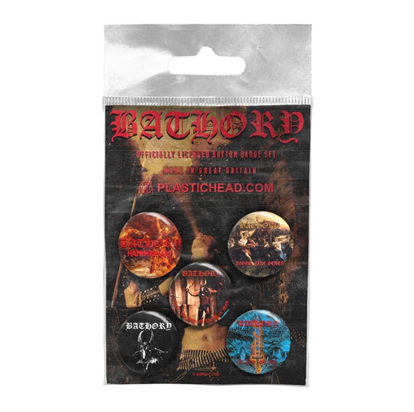 BATHORY - BUTTON BADGE SET