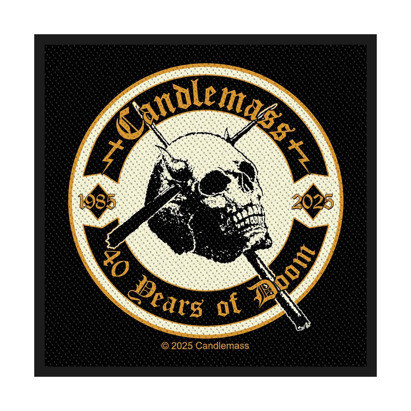CANDLEMASS - 40 Years Of Doom PATCH