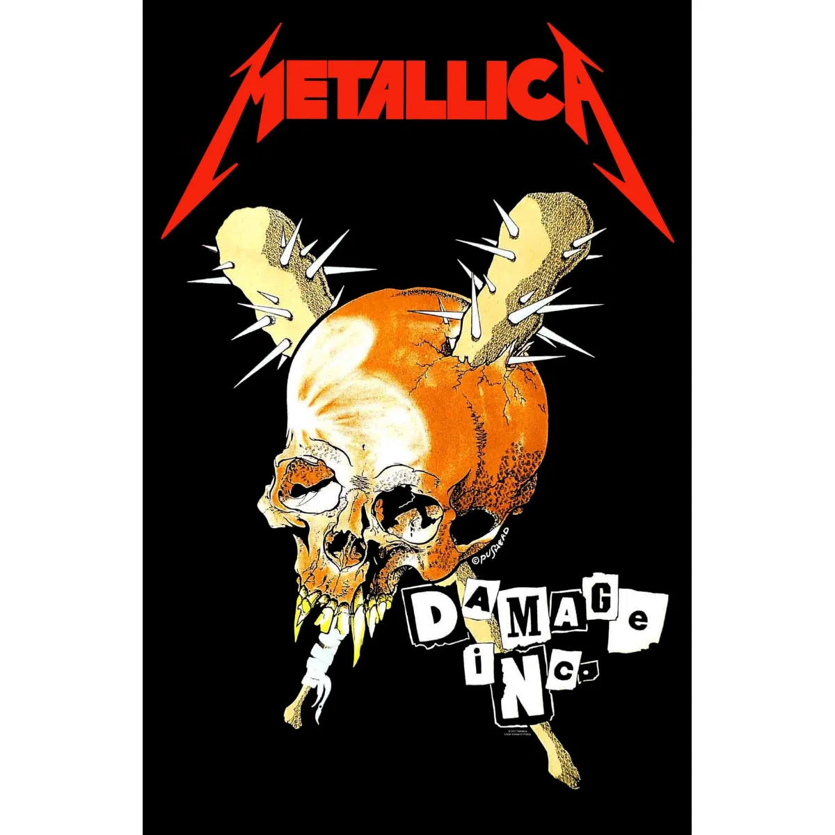 METALLICA - Damage Inc TEXTILE POSTER