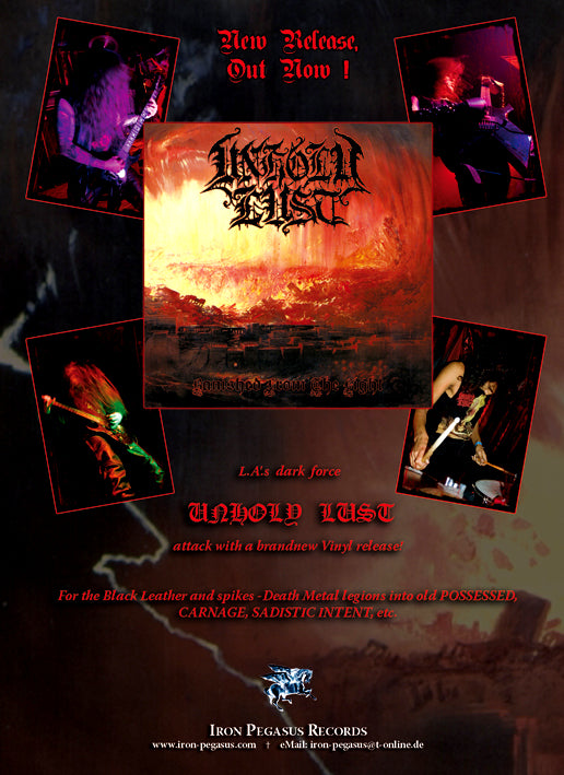 UNHOLY LUST - Banished from the Light LP