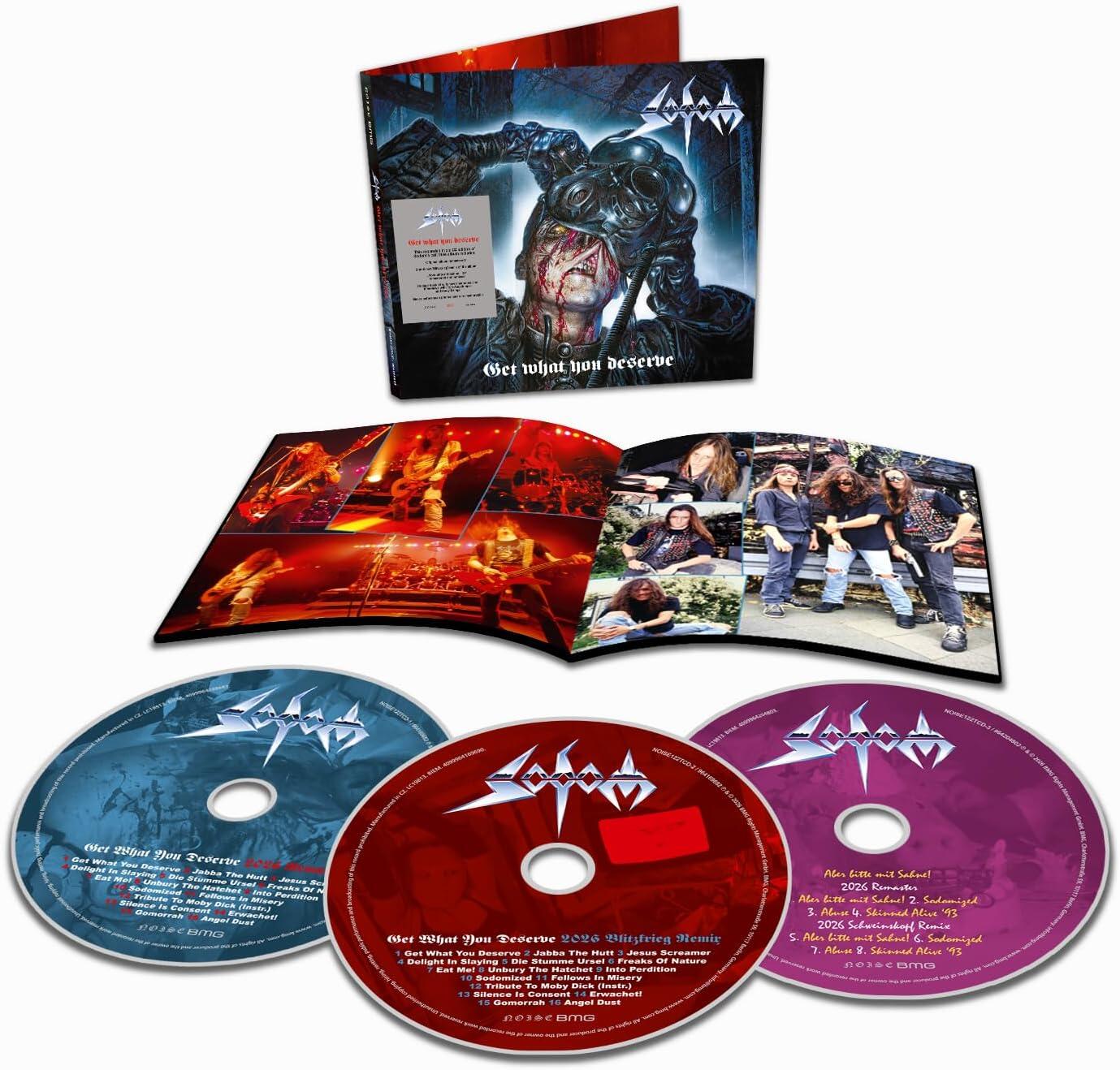 SODOM - Get What You Deserve 3CD (PREORDER)