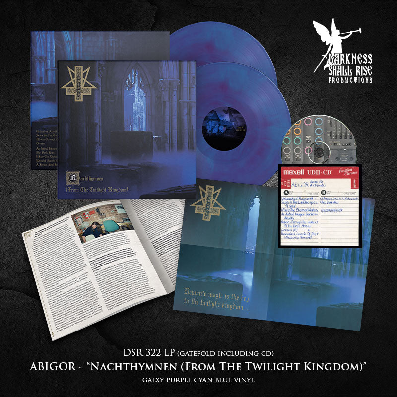 ABIGOR - Nachthymnen (From The Twilight Kingdom) LP+CD (BLUE)