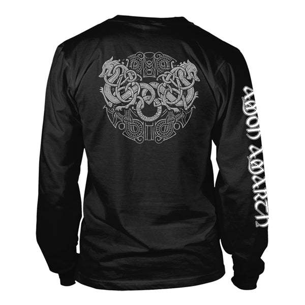 AMON AMARTH - Grey Skull LONGSLEEVE