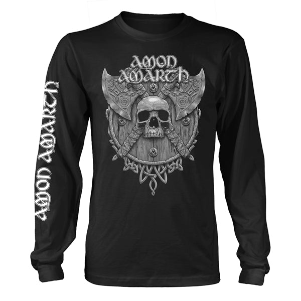 AMON AMARTH - Grey Skull LONGSLEEVE