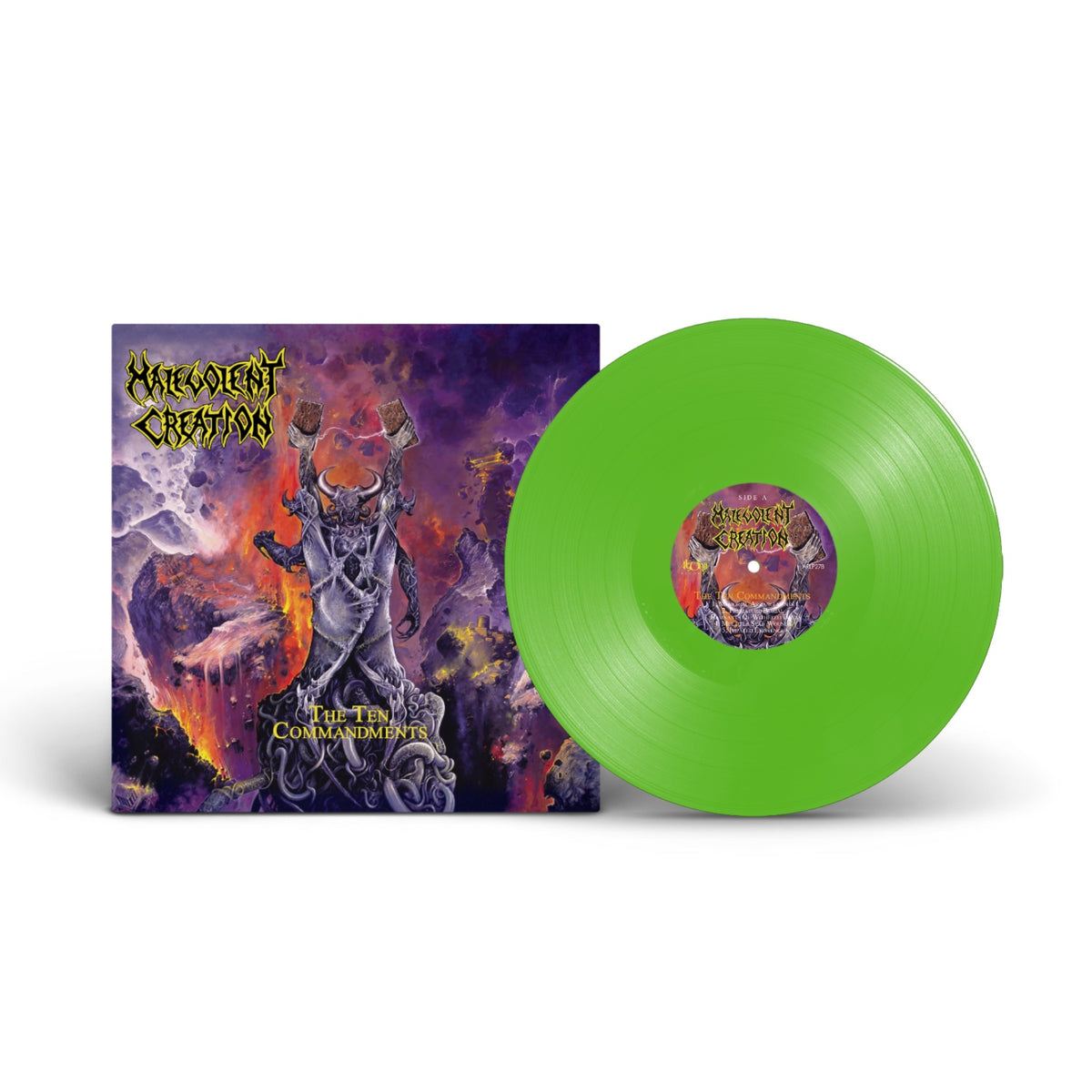 MALEVOLENT CREATION - The Ten Commandments LP (GREEN) (PREORDER)