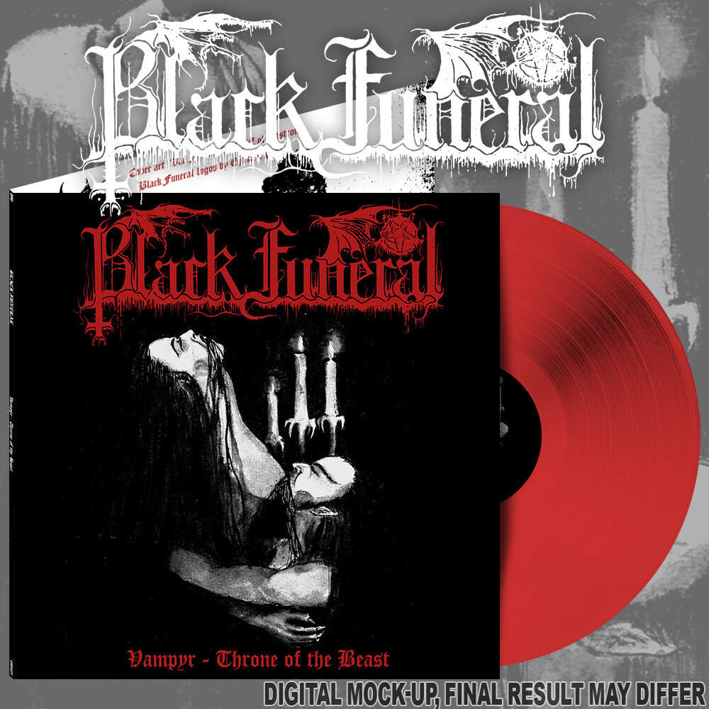 BLACK FUNERAL - Vampyr - Throne of the Beast LP (RED)