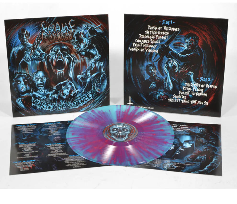 CARDIAC ARREST - Vortex Of Violence LP (SPLATTER)