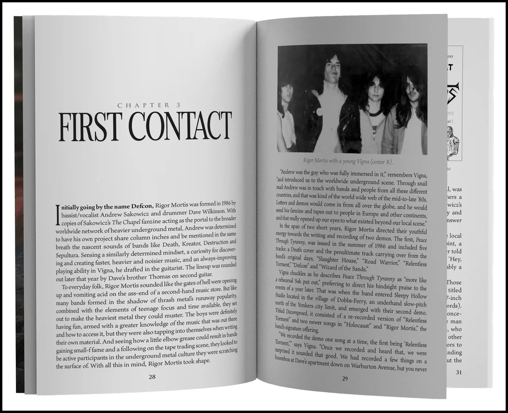 INTO EVERLASTING FIRE: The Official History of IMMOLATION hardback BOOK.