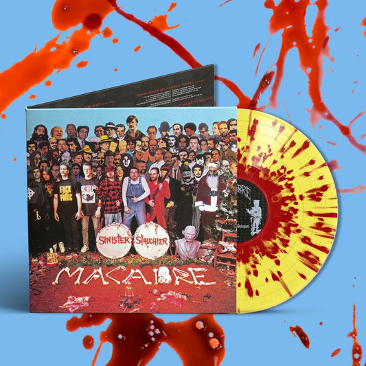 MACABRE - Sinister Slaughted LP (YELLOW/RED SPLATTER) (PREORDER)