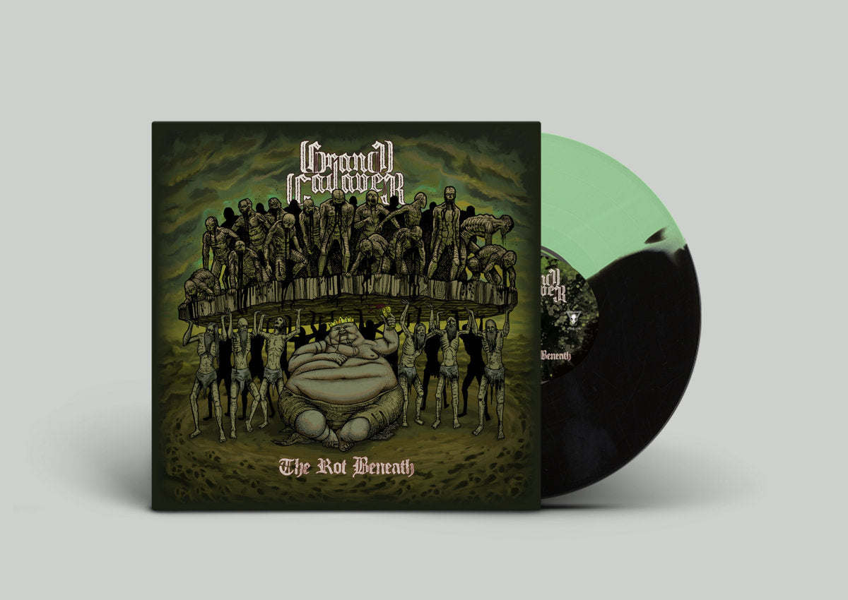GRAND CADAVER - The Rot Beneath MLP (GREEN/BLACK) (PREORDER)