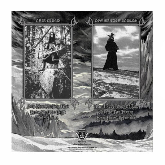 GRAVELAND / COMMANDER AGARES - Awakening of the Storms SPLIT LP