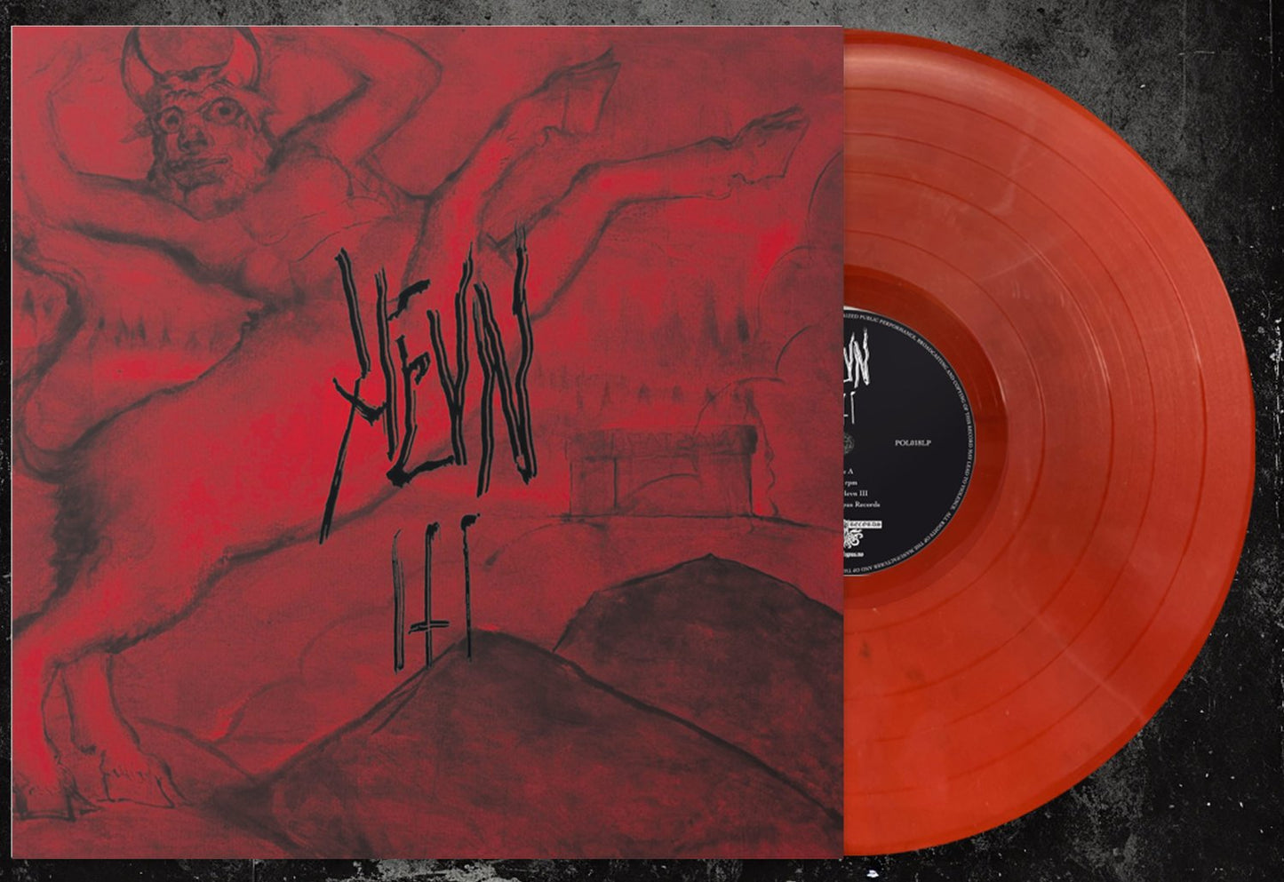 Hevn I𐕣I - Hevn I𐕣I LP (RED)