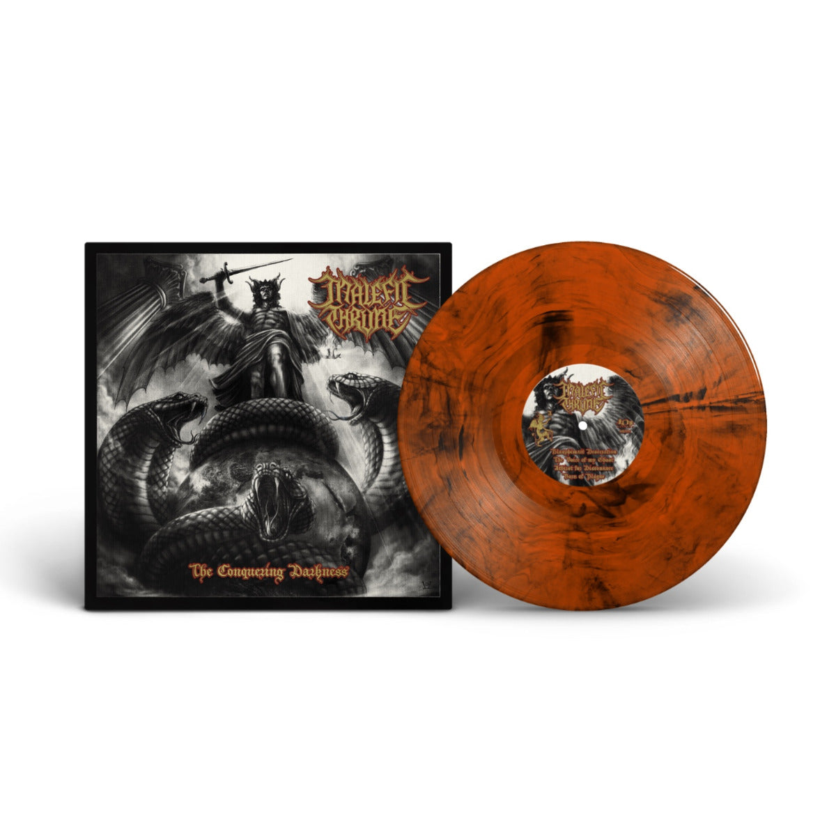 MALEFIC THRONE - The Conquering Darkness LP (MARBLE) (Preorder)