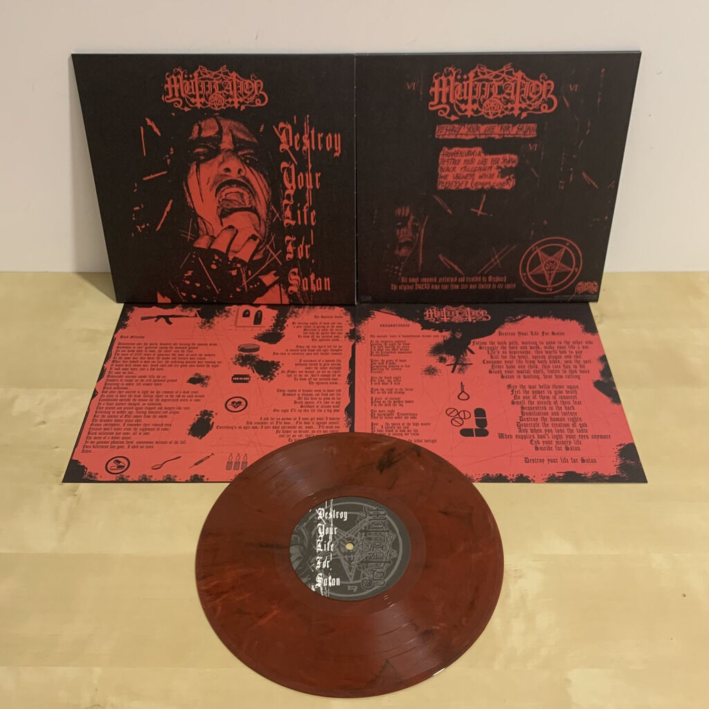 MUTIILATION - Destroy Your Life For Satan 10'' MLP