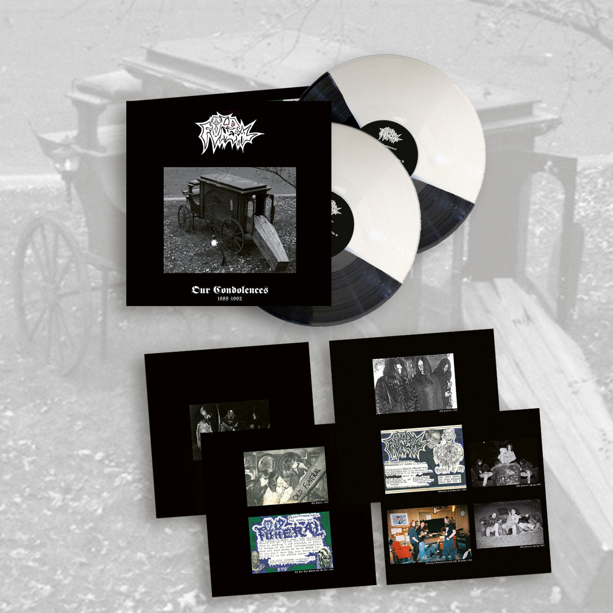 OLD FUNERAL - Our Condolences 2LP (WHITE/BLACK)