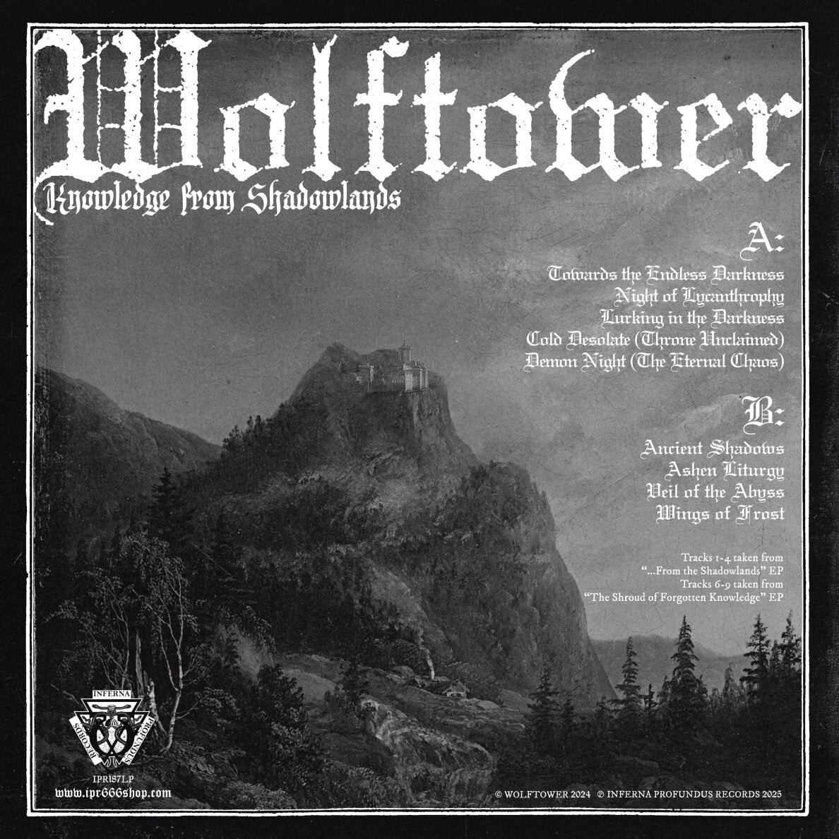 WOLFTOWER - Knowledge from Shadowlands LP (PREORDER)